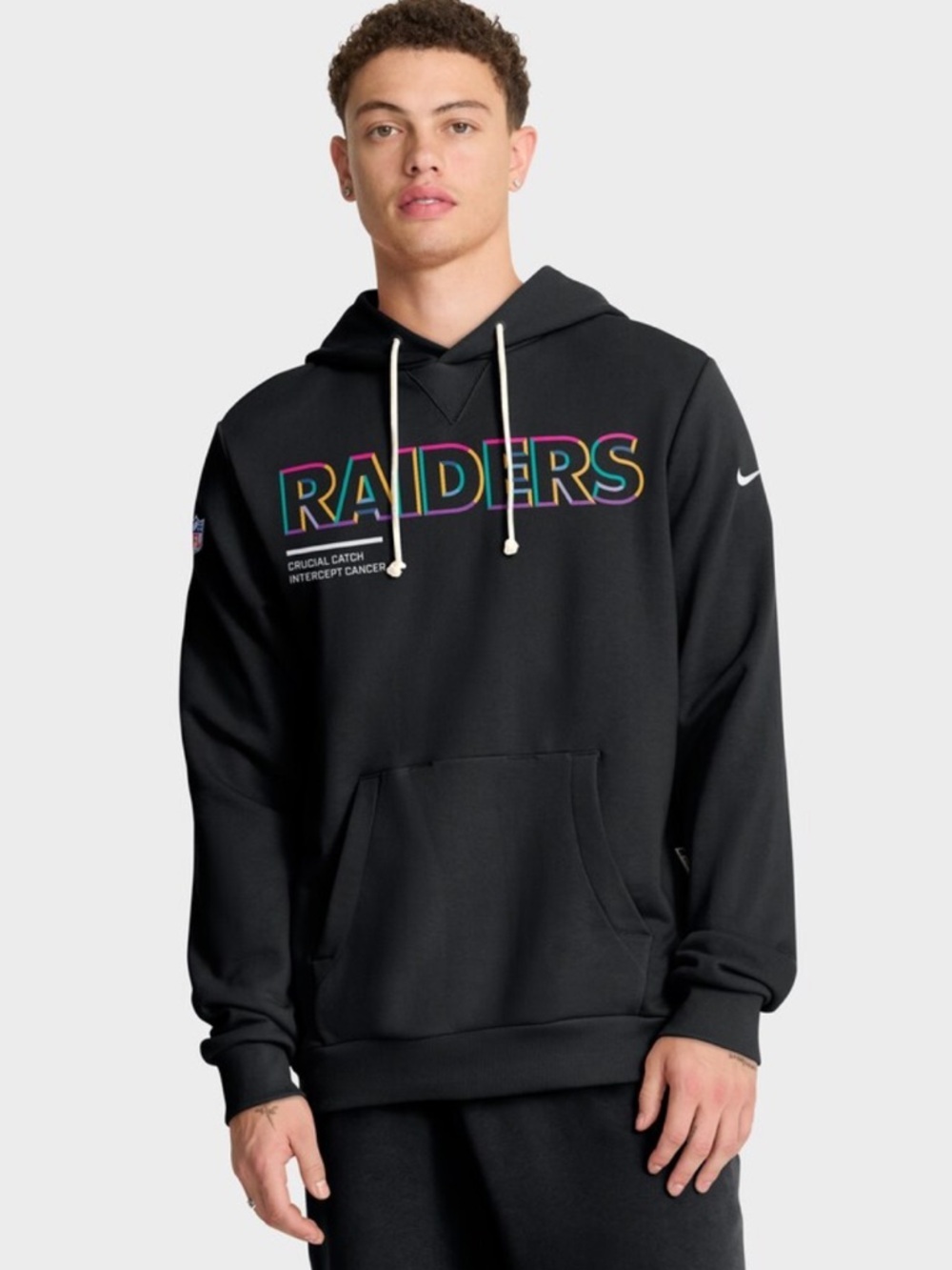 Nike Las Vegas Raiders Crucial Catch Sideline Standard Issue Hoodie XL NFL